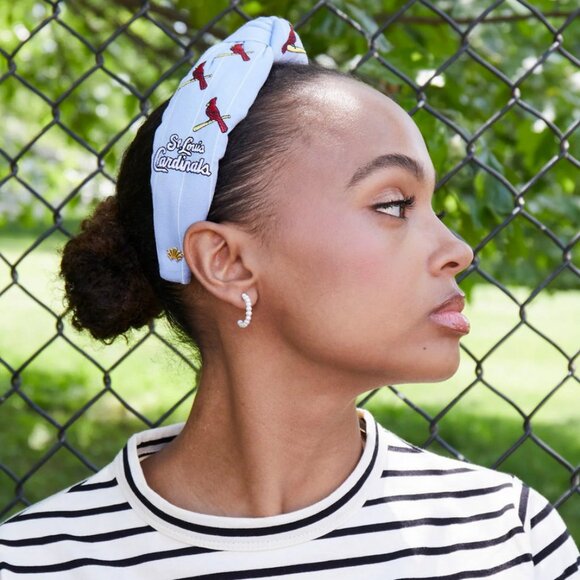 Lele Sadoughi MLB Collection St.Louis Cardinals Knotted Headband